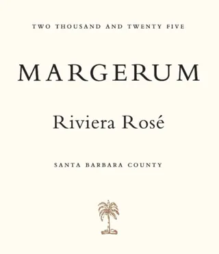 2025 Margerum Riviera Rosé label