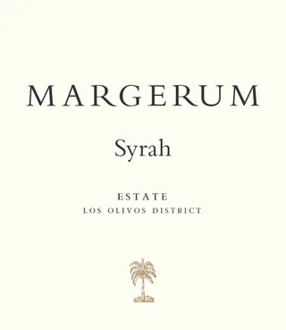 2022 Margerum Syrah, Estate label