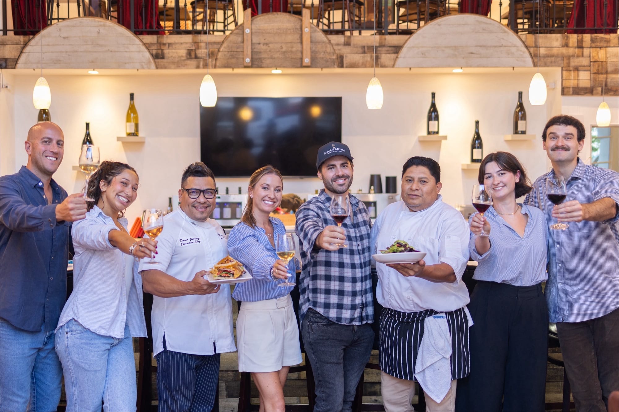The tasting room team