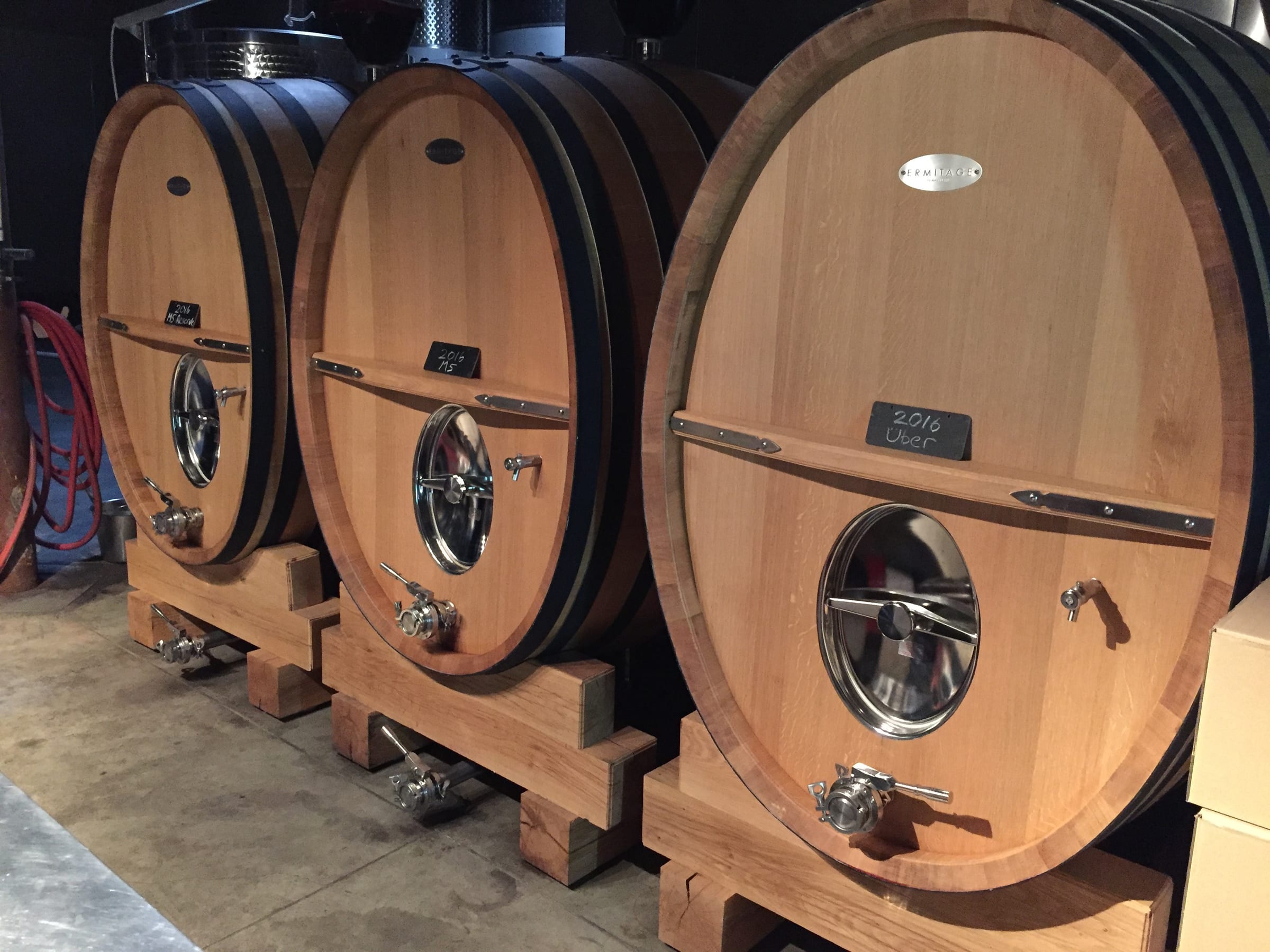 Foudres in the cellar