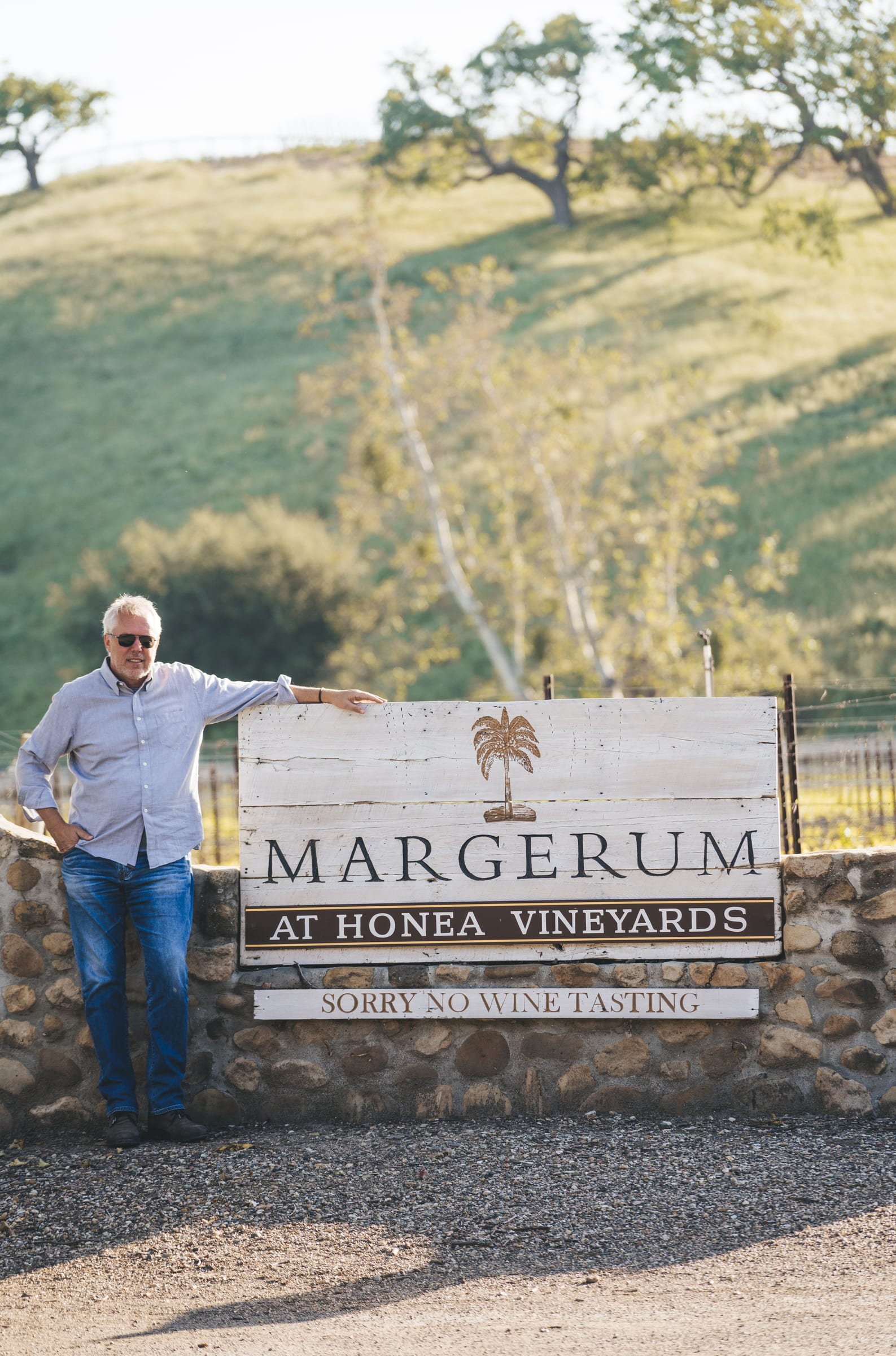 Doug at Margerum Estate Vineyard