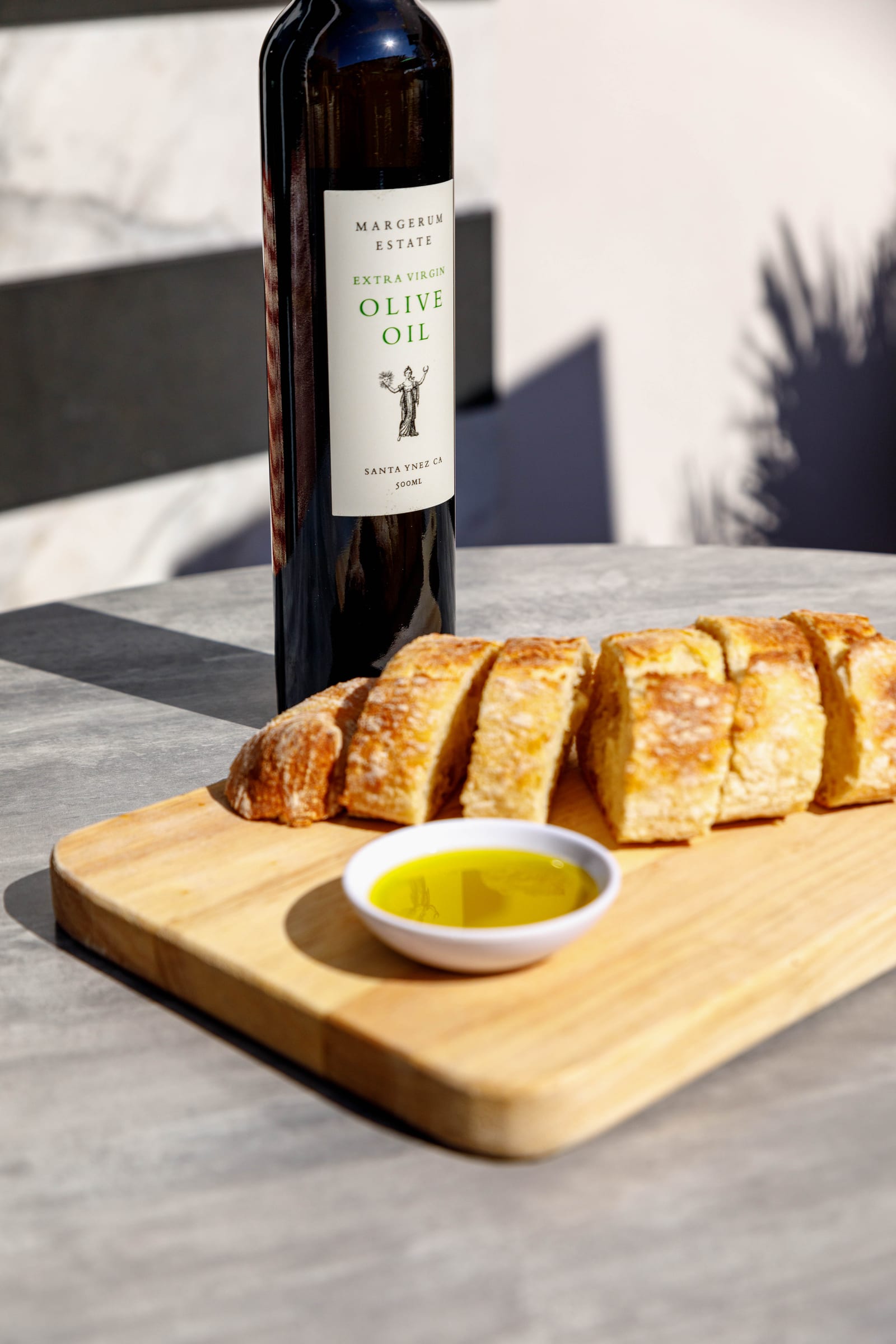 Olive oil and bread