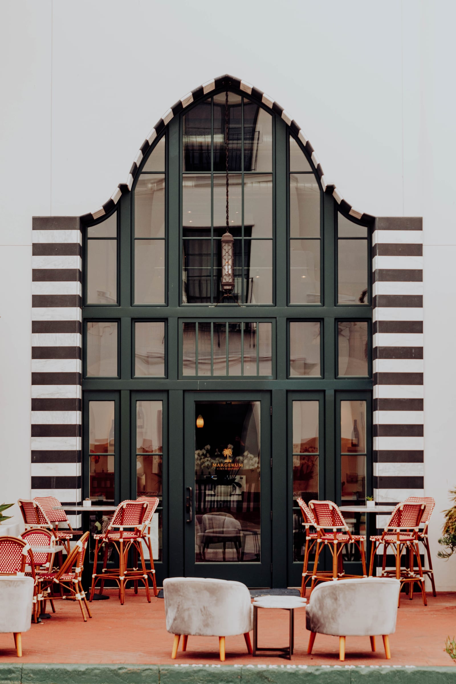 The tasting room entrance