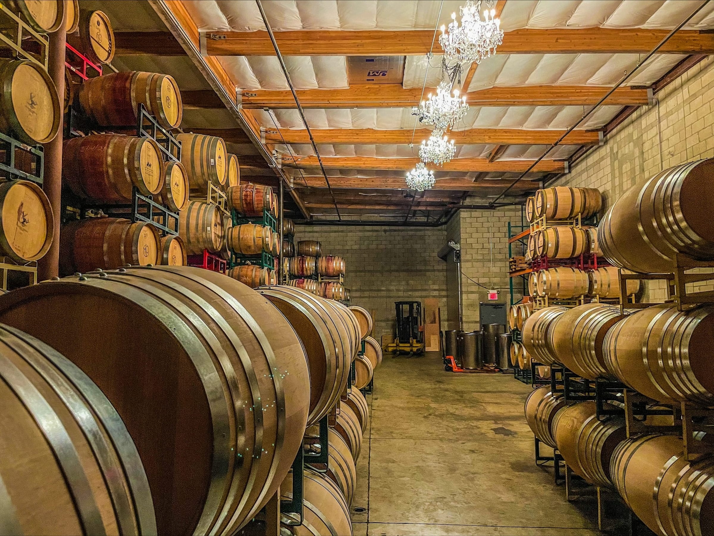 The barrel room