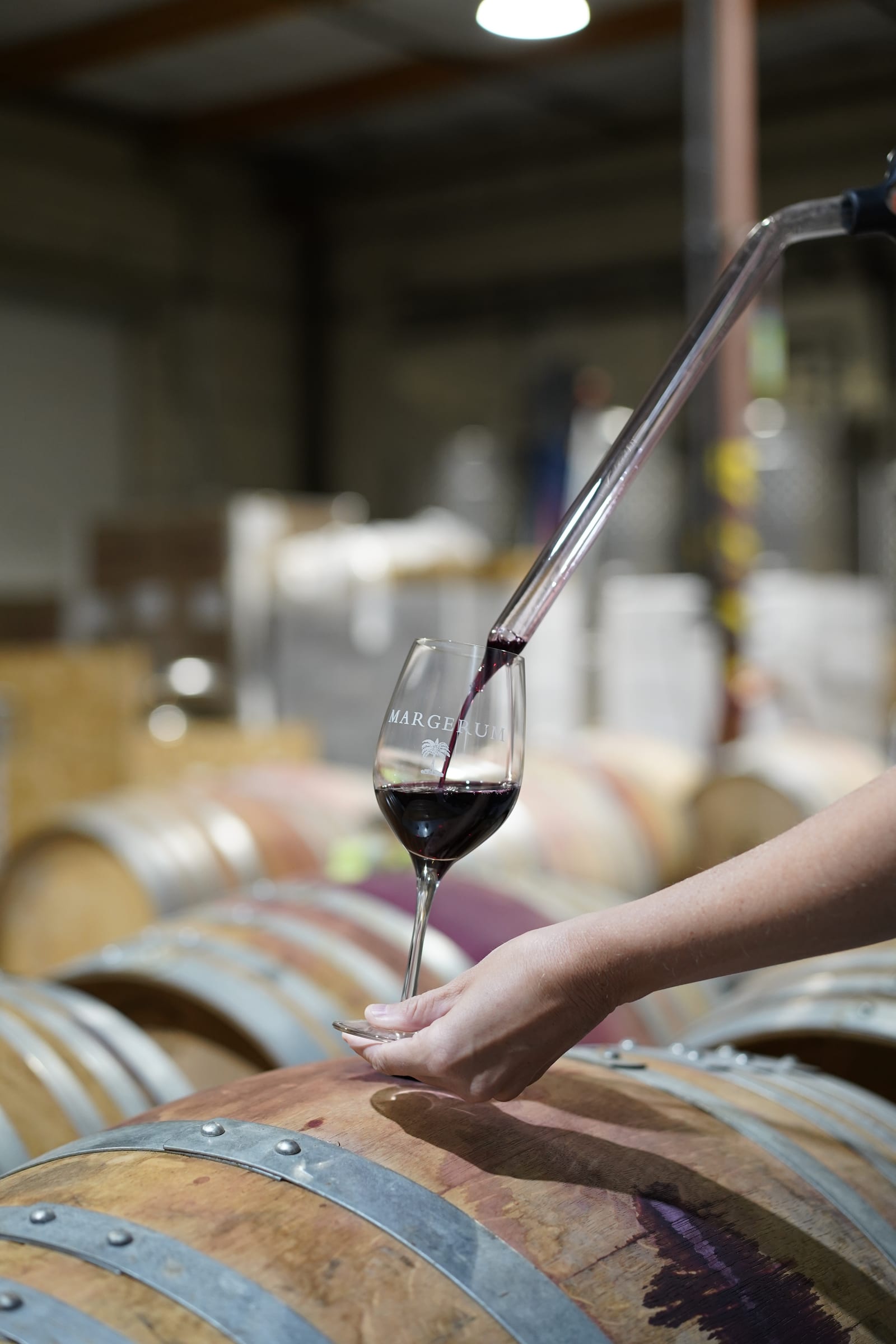 Pulling a barrel sample